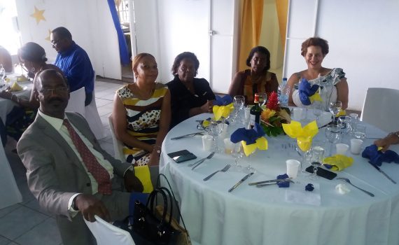 Club Kiwanis Kaladja à la passation du club de Pointe-à-Pitre